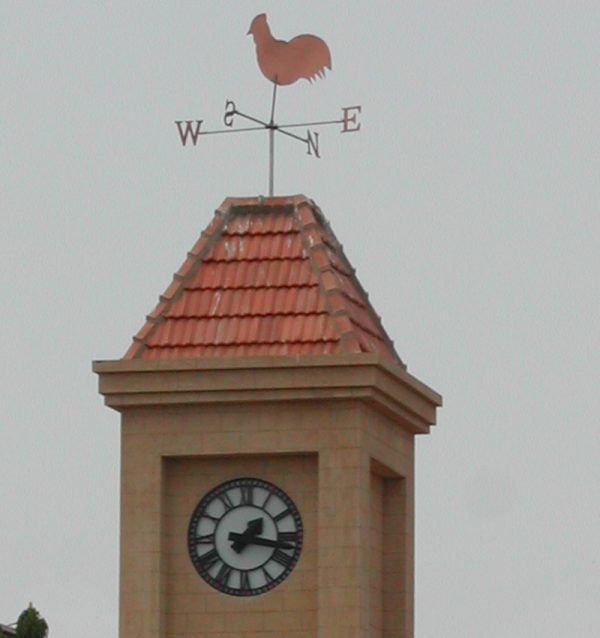 sindh-club-wind cock vane-tower-clock-karachi